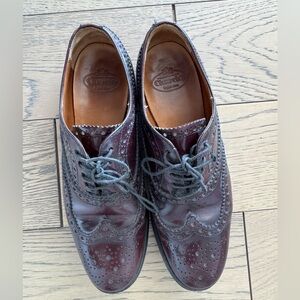 Church's Women’s Dark Brown Leather Oxfords